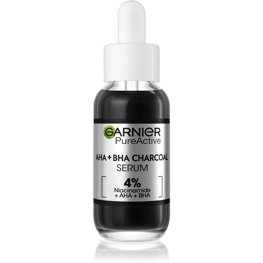 Garnier AHA+BHA Charcoal Serum